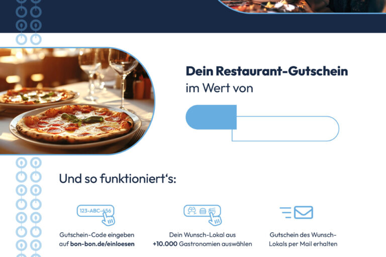 Restaurant Gutschein für BON BON Gutschein