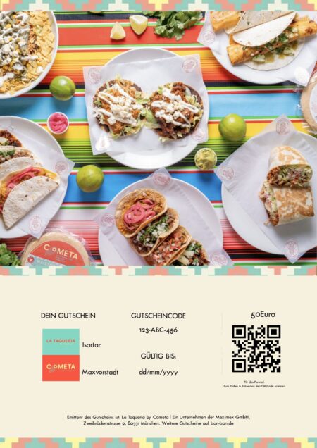 Restaurant-Gutschein für La Taquería by Cometa