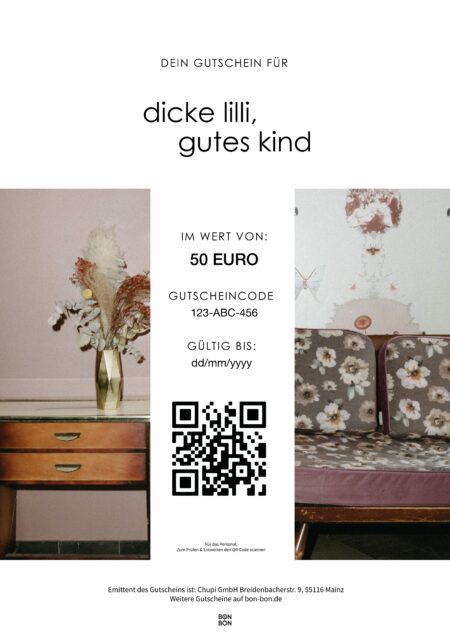 Restaurant-Gutschein für Dicke Lilli, gutes Kind