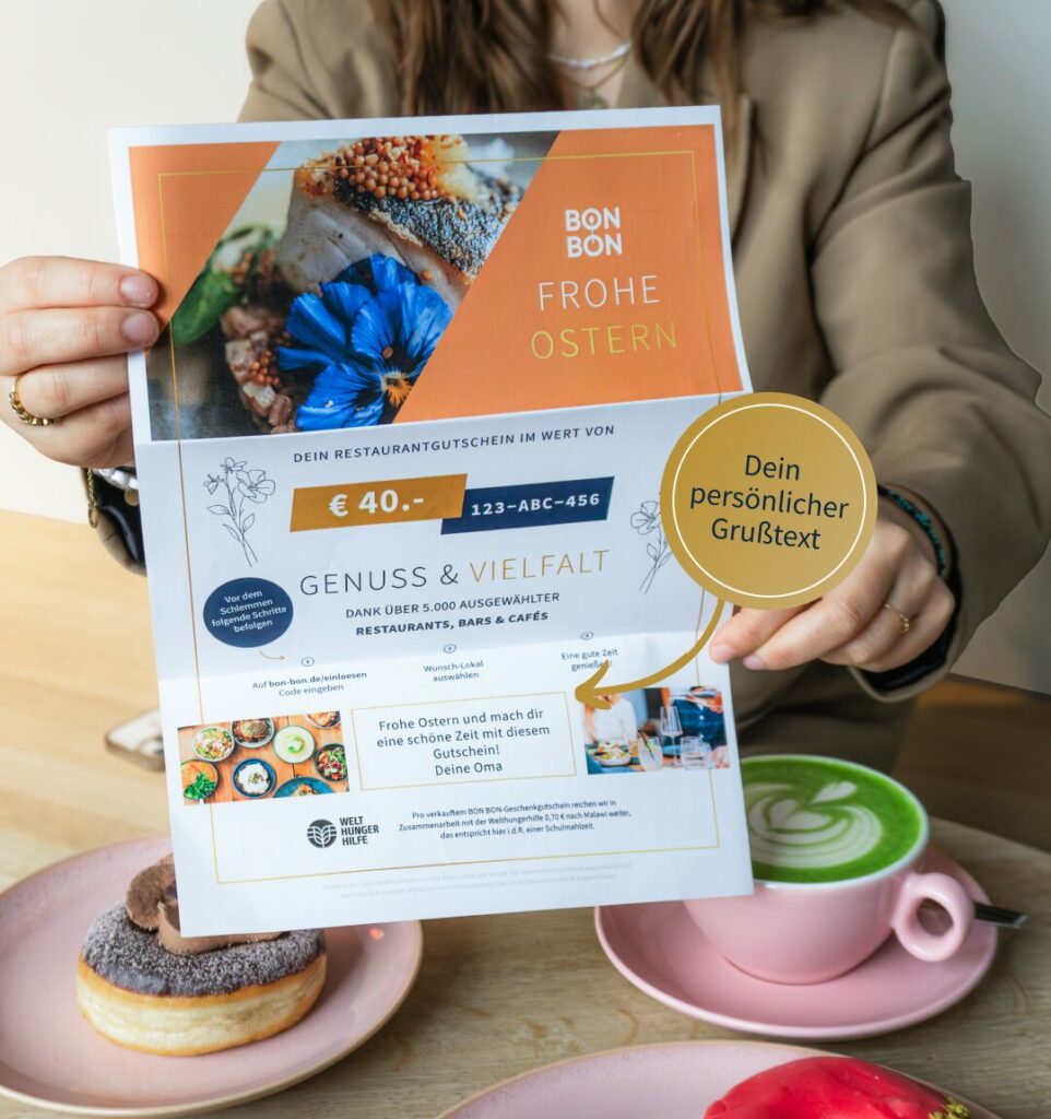 Geschenkgutschein Ostern ALT Restaurant Gutschein