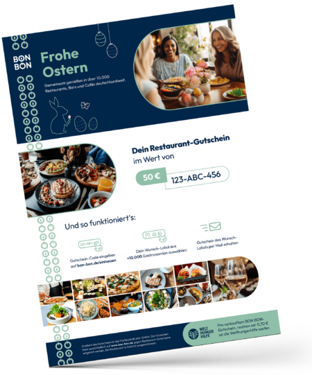 Restaurant-Gutschein für Gutschein zu Ostern