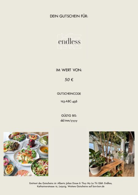 Restaurant-Gutschein für endless