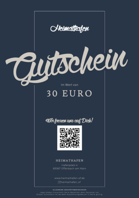 Restaurant-Gutschein für Heimathafen