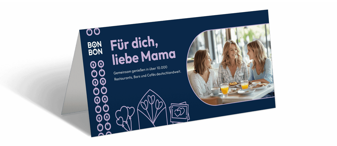 Druck-Gutschein Restaurantgutschein Muttertag